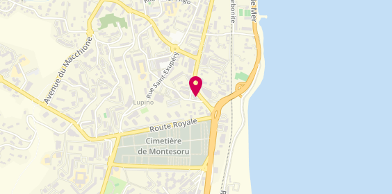 Plan de 2b Musique, 894 avenue de la Libération Immeuble Luchetti, 20600 Bastia