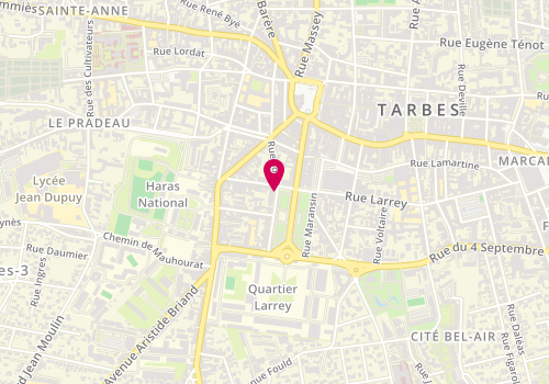 Plan de Ateliers des Vents, 24 Rue Larrey, 65000 Tarbes