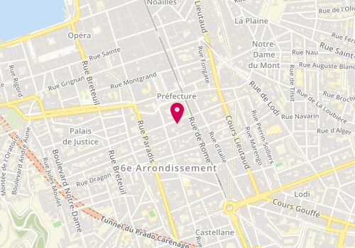 Plan de Okto Atelier, 21 Rue Sylvabelle, 13006 Marseille
