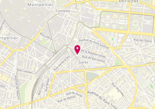 Plan de Atelier Gimard, 5 Rue de Barcelone, 34000 Montpellier
