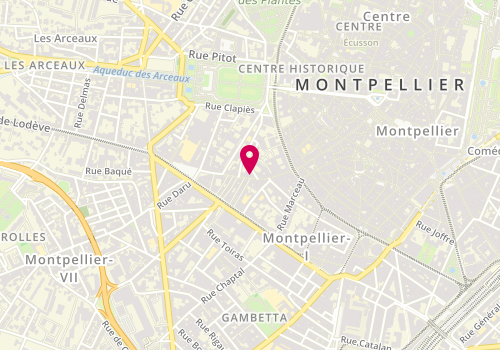 Plan de Le Discopathe, 28 Rue du Faubourg du Courreau, 34000 Montpellier