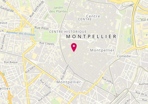 Plan de Yann Poulain Luthier, 32 Rue de l'Amandier, 34000 Montpellier