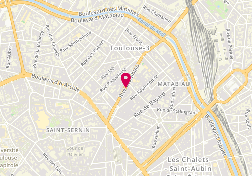 Plan de Atelier Laure Lebrun, 26 Rue Matabiau, 31000 Toulouse