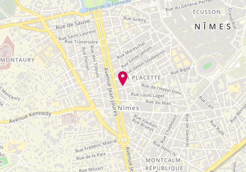 Plan de Archet Lutherie, 6 Bis Rue de la Bienfaisance, 30900 Nîmes