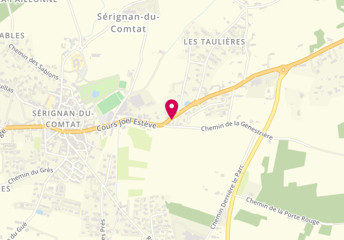 Plan de Atelier Chardonnet, 38 Route de Sainte-Cécile, 84830 Sérignan-du-Comtat