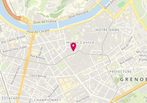 Plan de Fnac, 4 Rue Félix Poulat, 38000 Grenoble