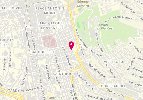 Plan de Ste d'Exploitation des Ets Albaynac, 8 place Villeboeuf, 42100 Saint-Étienne