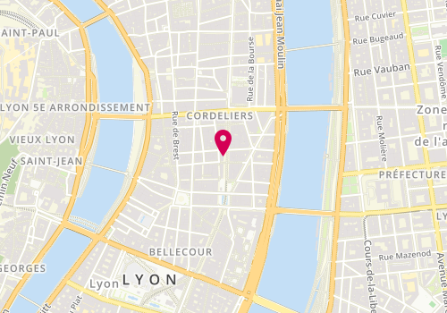 Plan de Luthier Tranin Lyon, 32 Rue de la République, 69002 Lyon