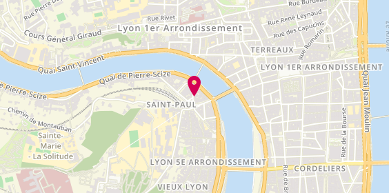 Plan de Contal Musique Lyon SAS, 10 Place Saint Paul, 69005 Lyon