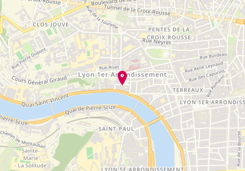 Plan de Arnaud Chamoret Luthier, 10 Rue de la Vieille, 69001 Lyon