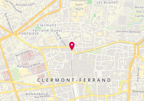 Plan de Auvergne Musique, 14 Bis place Gilbert Gaillard, 63000 Clermont-Ferrand