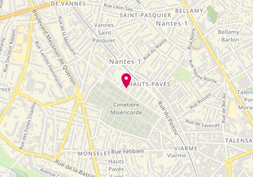 Plan de Le Petit Luth' Nantais, 1 Rue d'Angoumois, 44000 Nantes