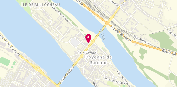Plan de Atelier Accordéon - Stéphane FOUGERAY, 73 avenue du Général de Gaulle, 49400 Saumur