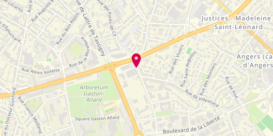 Plan de Atelier Zéphyr, 102 Rue des Ponts de Ce, 49000 Angers
