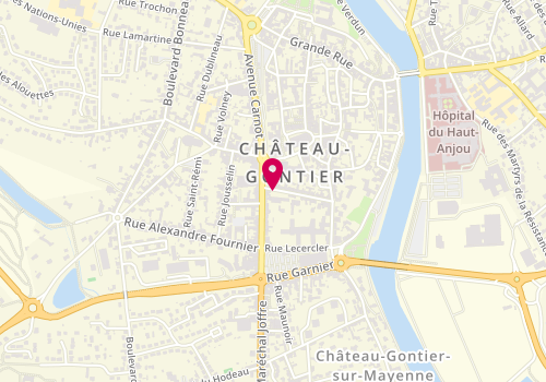 Plan de L'Atelier Ventastique, Bazouges 21 Rue Pierre Martinet, 53200 Chateau Gontier Bazouges
