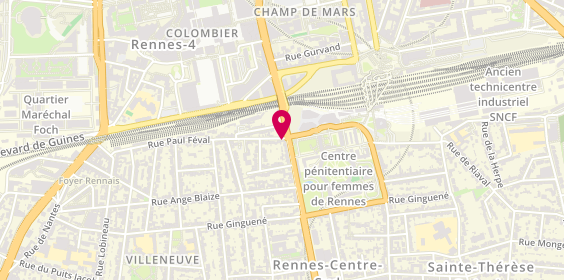 Plan de Arbor & Son, 94 rue Paul Féval, 35000 Rennes