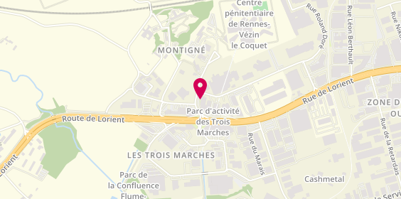Plan de Servi-West, zone industrielle Route de Lorient
15 Rue du Lieutenant Colonel Dubois, 35000 Rennes