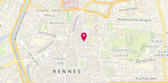 Plan de MICHEL Laurent, 15 Rue Hoche, 35000 Rennes