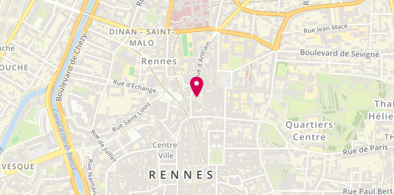 Plan de Rousseau Musique, 3 Rue de la Visitation, 35000 Rennes