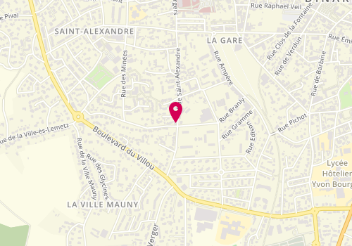 Plan de Stefanovic Sacha Luthier, 38 Rue Saint-Alexandre, 35800 Dinard