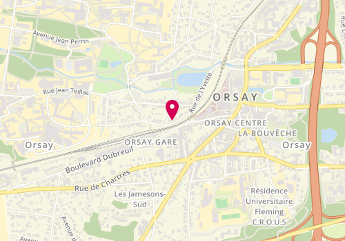 Plan de L'Atelier d'Alexandre, 3 Rue de l'yvette, 91400 Orsay