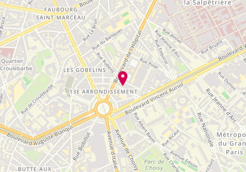 Plan de Luthier d'Italie, 14 Rue Fagon, 75013 Paris