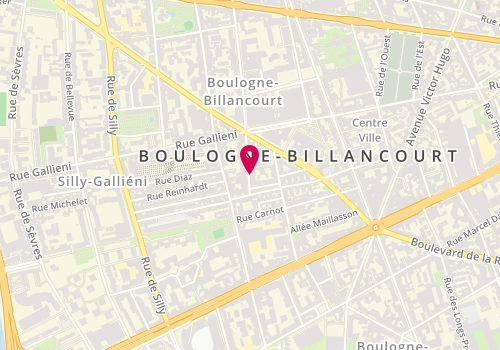 Plan de Nicolas Perrin et Associés, 185 Rue d'Aguesseau, 92100 Boulogne-Billancourt
