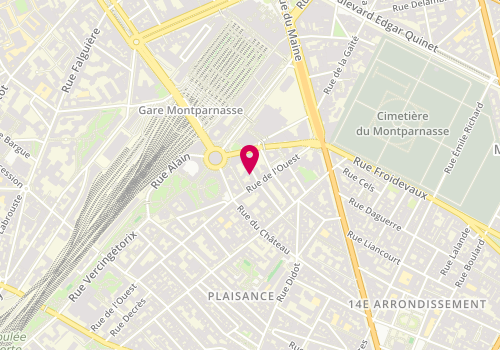 Plan de PROVOST Romuald, 12 Rue du Texel, 75014 Paris