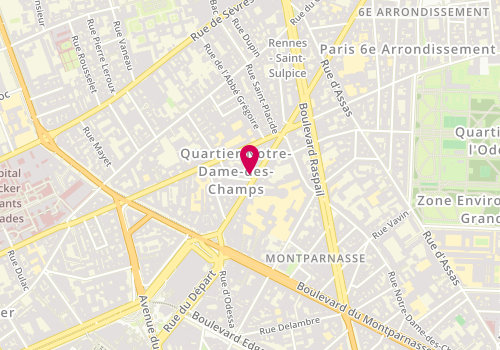 Plan de Fnac, 136 Rue de Rennes, 75006 Paris