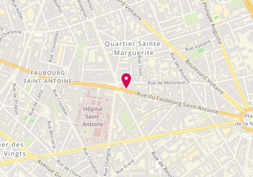 Plan de Harry Vapoteur, 243 Rue du Faubourg Saint-Antoine, 75011 Paris