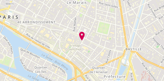 Plan de Aux comptoirs du chineur, 49 Rue Saint-Paul, 75004 Paris