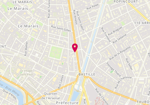 Plan de Paul Beuscher, 27-29 Boulevard Beaumarchais, 75004 Paris