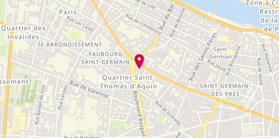 Plan de Buffet Crampon Paris Showroom, 203 Bis Boulevard Saint-Germain, 75007 Paris