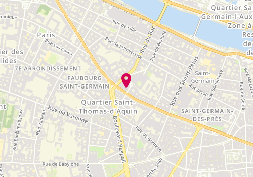 Plan de Steinway & Sons Paris, 230 Boulevard Saint-Germain, 75007 Paris