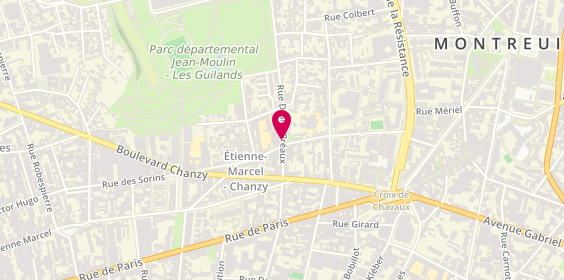 Plan de Atelier Alexandre ESQUOY, 35 Rue Désiré Préaux, 93100 Montreuil