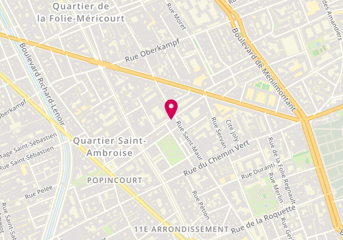 Plan de Toolbox Records, 30 Rue Saint-Ambroise, 75011 Paris