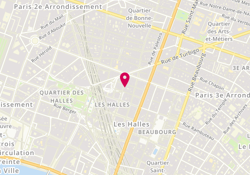 Plan de Paris Lescot O'Cd, 24 Rue Pierre Lescot, 75001 Paris