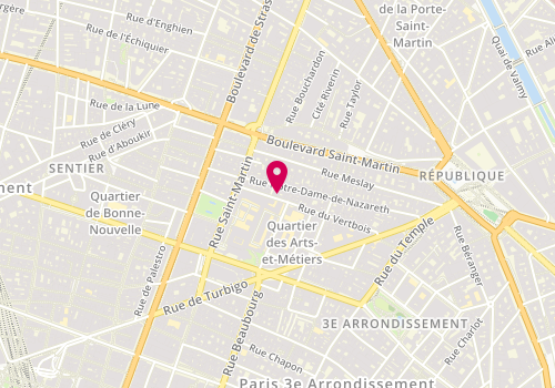 Plan de Jan Bartos Luthier, 60 Rue du Vertbois, 75003 Paris