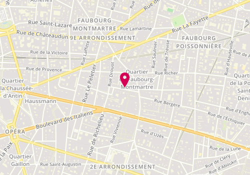 Plan de Campbell Connelly France, 10 Rue de la Grange Batelière, 75009 Paris