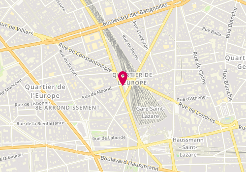 Plan de F.Lorée - de Gourdon, 48 Rue de Rome, 75008 Paris