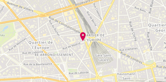 Plan de Alienor Lutherie, 4 Rue de Madrid, 75008 Paris
