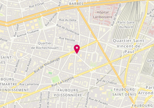 Plan de Ground Zéro, 114 Rue du Faubourg Poissonnière, 75010 Paris