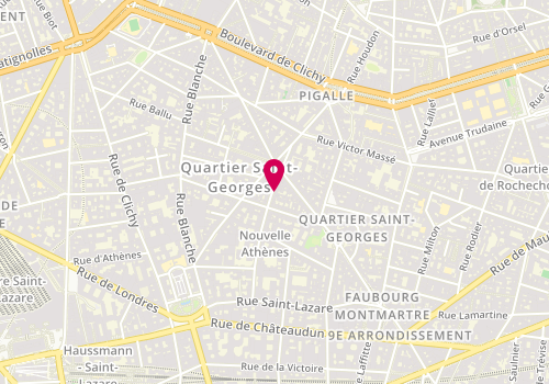 Plan de Marianne d'Ursin, 46 Rue Catherine de la Rochefoucauld, 75009 Paris