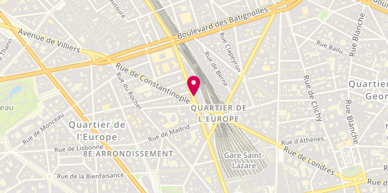 Plan de Aloca Lutherie, 58 Rue de Rome, 75008 Paris