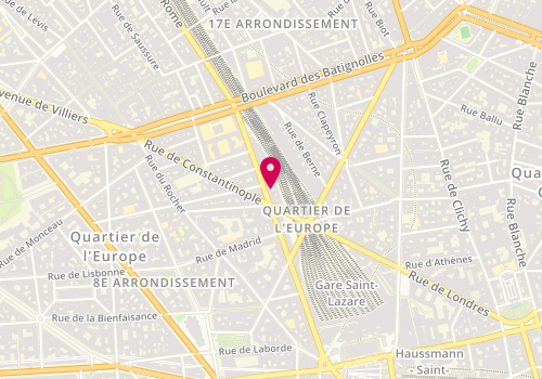Plan de Champarnaud & Depierre, 58 Rue de Rome, 75008 Paris
