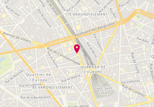 Plan de Nebout & Hamm, 69 Rue de Rome, 75008 Paris