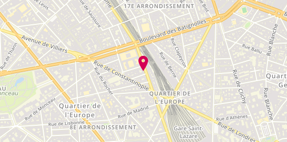 Plan de BEJUY Jean, 69 Rue de Rome, 75008 Paris