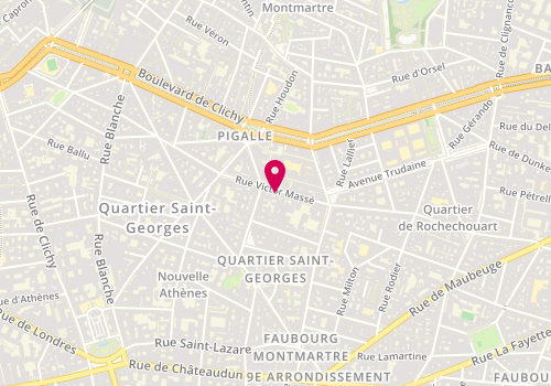 Plan de Styles Guitares Atelier, 21 Rue Victor Massé, 75009 Paris
