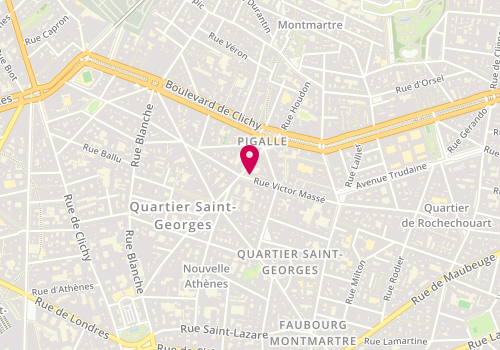 Plan de La Baguetterie, 36-38 Rue Victor Massé, 75009 Paris