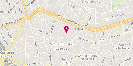 Plan de Le Guitarium, 19 Rue de Douai, 75009 Paris
